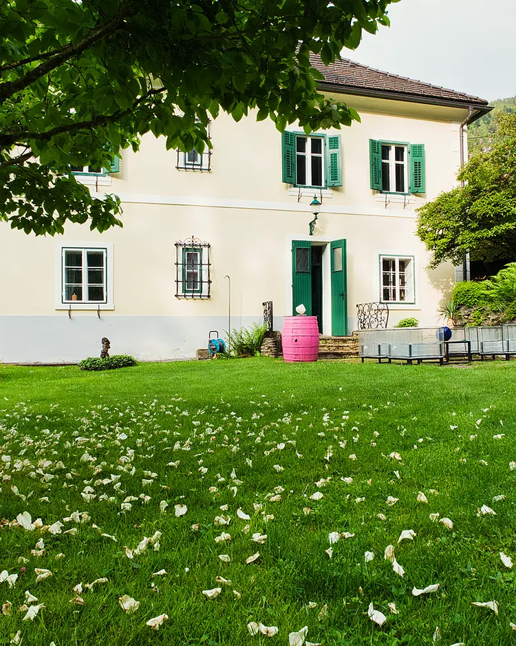 rosa und blau am See - Bodensdorf, Österreich | Good Travel